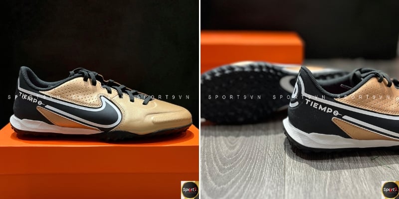 Giày bóng đá Nike Tiempo Legend 9 Academy TF Small Sided - Nâu/Đen